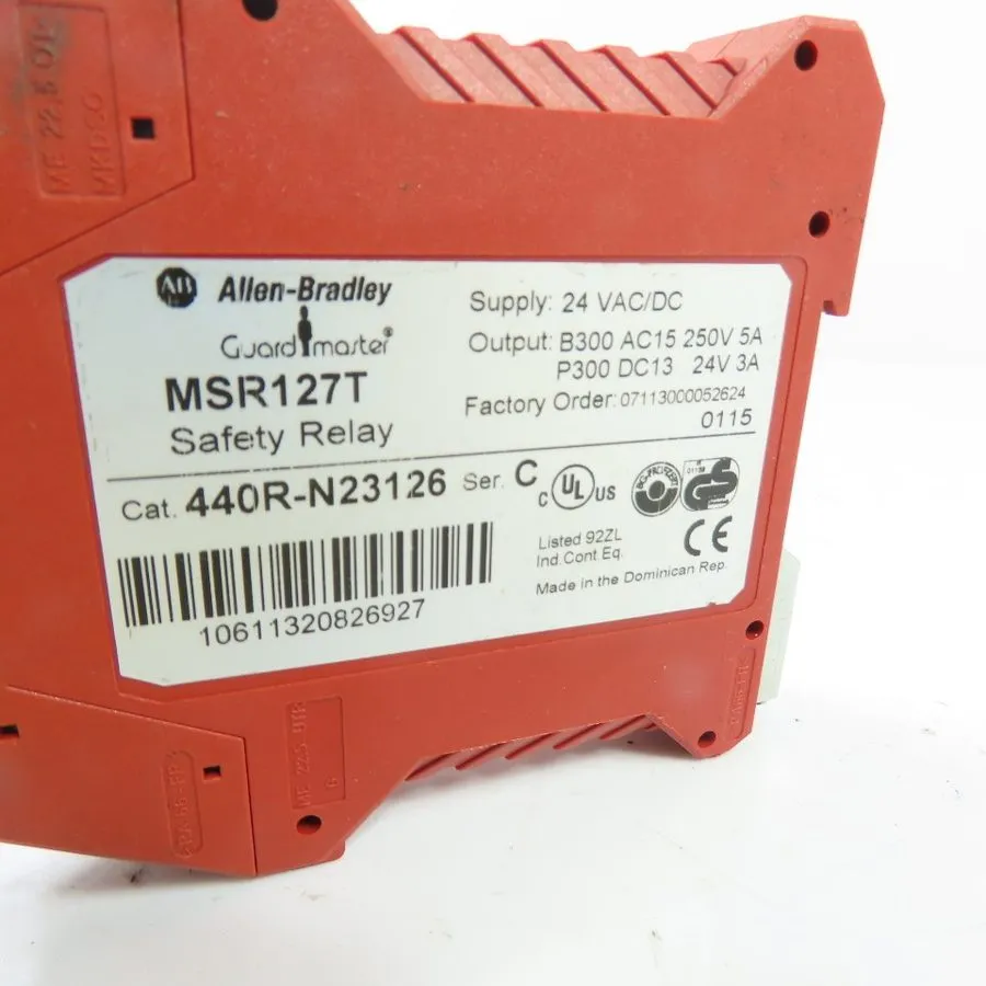 Реле безопасности 440R-N23126 Allen Bradley MSR127T Safety Relay