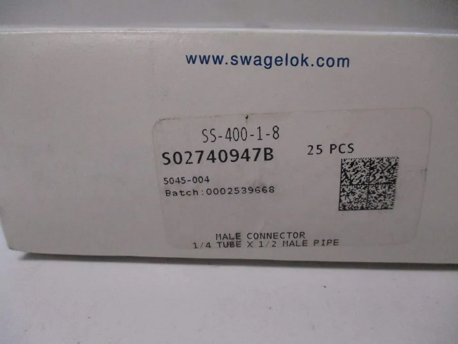 Фитинг 1- Stainless Steel Swagelok Tube Fitting, 1/4" OD x 1/, SS-400-1-8 Pc