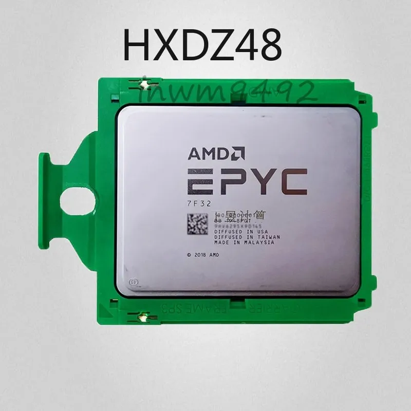 Процессор AMD EPYC 7F32 CPU processor 8 cores 16 threads 3.7GHZ up to 3.9GHZ 180
