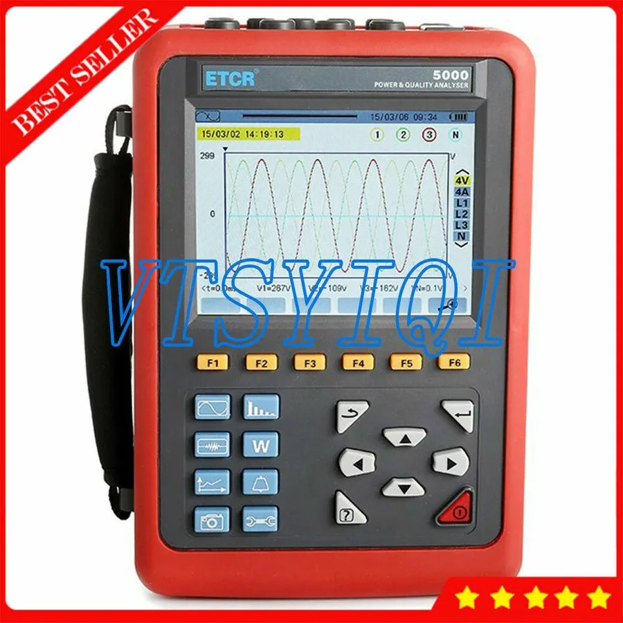 Анализатор Three Phase Power Quality Analyzer Meter ETCR008B Current Clamp Senso