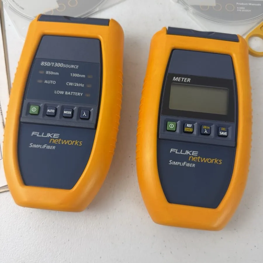 Тестер Fluke 2956 SimpliFiber Fiber Optic Test Kit 2956-4010-01 2956-4011-01 — фото лота 1