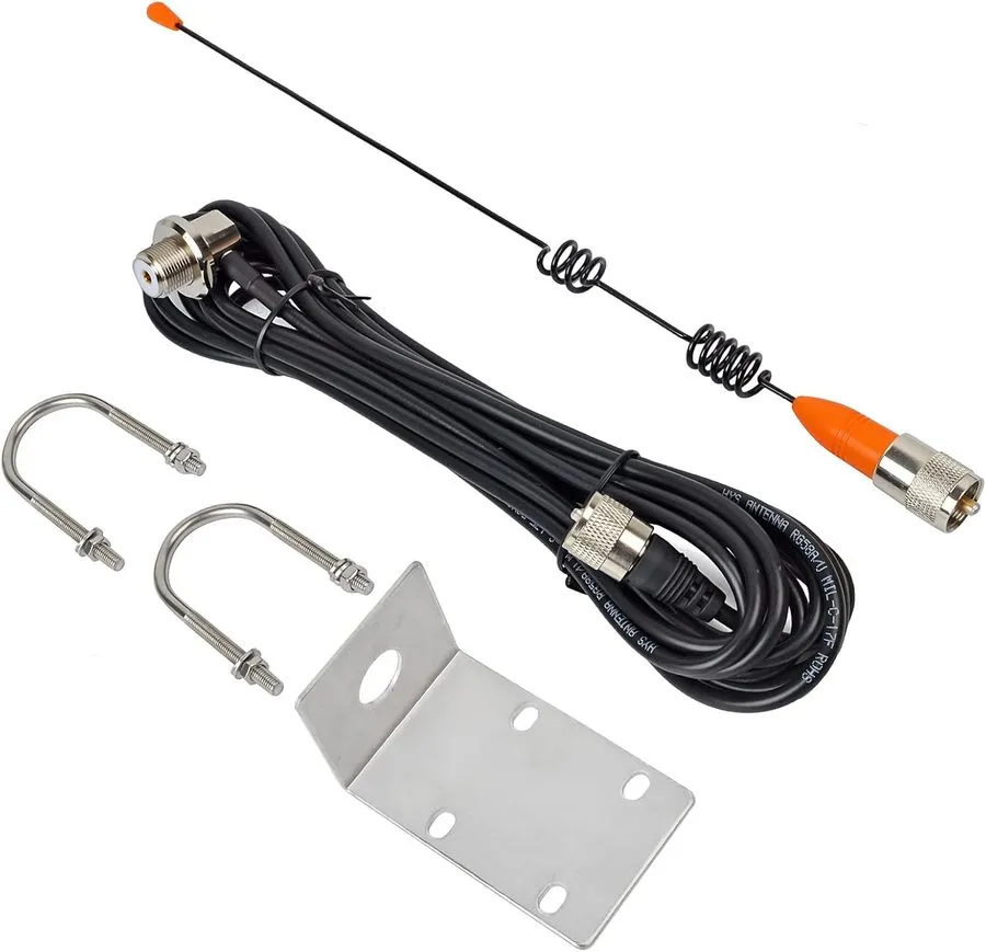 Антенна 13.4 Inch Marine VHF Antenna, 159V02 Low Profile Stainless Steel Boat An — фото лота 2