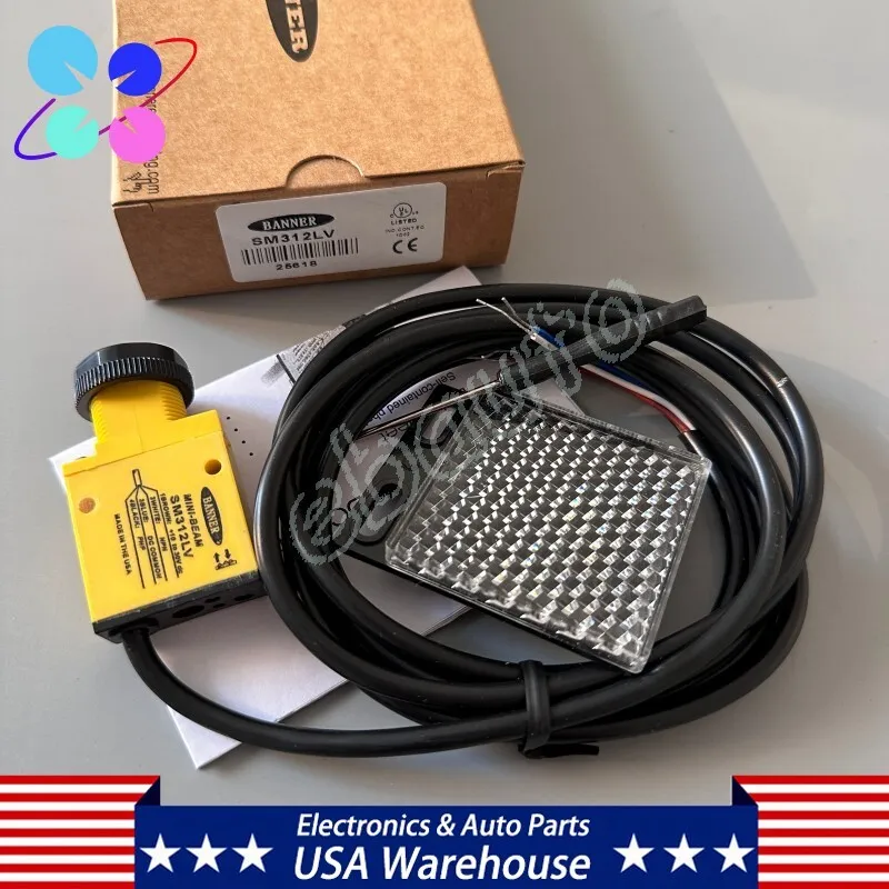 Фотоэлектрический датчик BANNER SM312LV MINI BEAM PHOTOELECTRIC SENSOR 10-30VDC