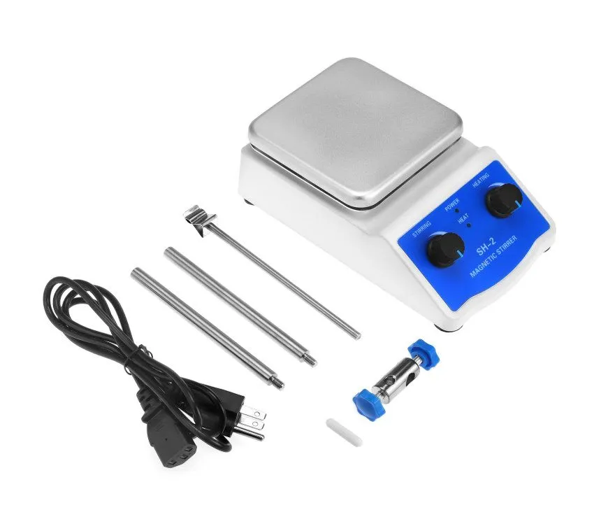 Батарея Magnetic Stirrer Hot Plate Mixer with 1000ml Capacity, 520°F Max (100-20