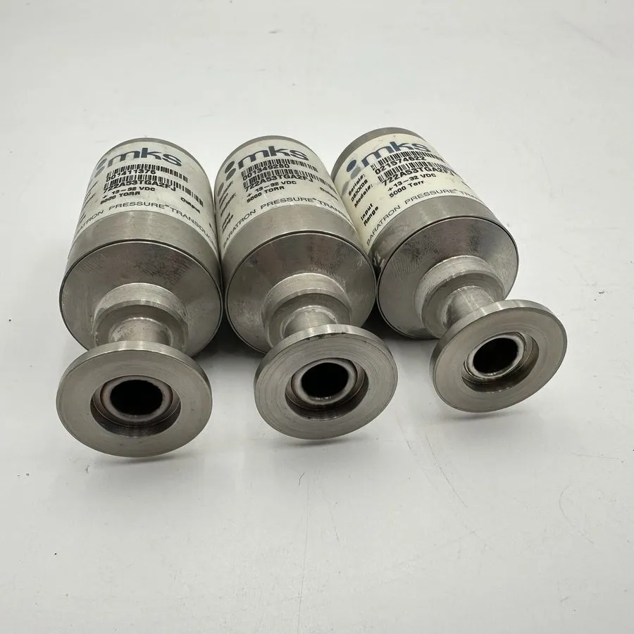 Датчик давления x3 MKS 722A52TGA2FJ Baratron Pressure Transducer 500 Torr — фото лота 1