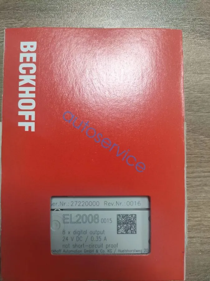 Модуль ввода-вывода Beckhoff EL2008-0015 EtherCAT 8 Channel Digital Output Termi
