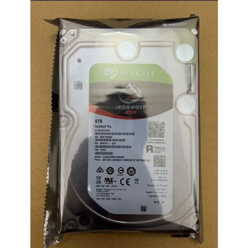 Жёсткий диск Seagate IronWolf Pro ST6000NE000 6TB 3.5" SATA 7200 RPM NAS 256MB H — фото лота 2