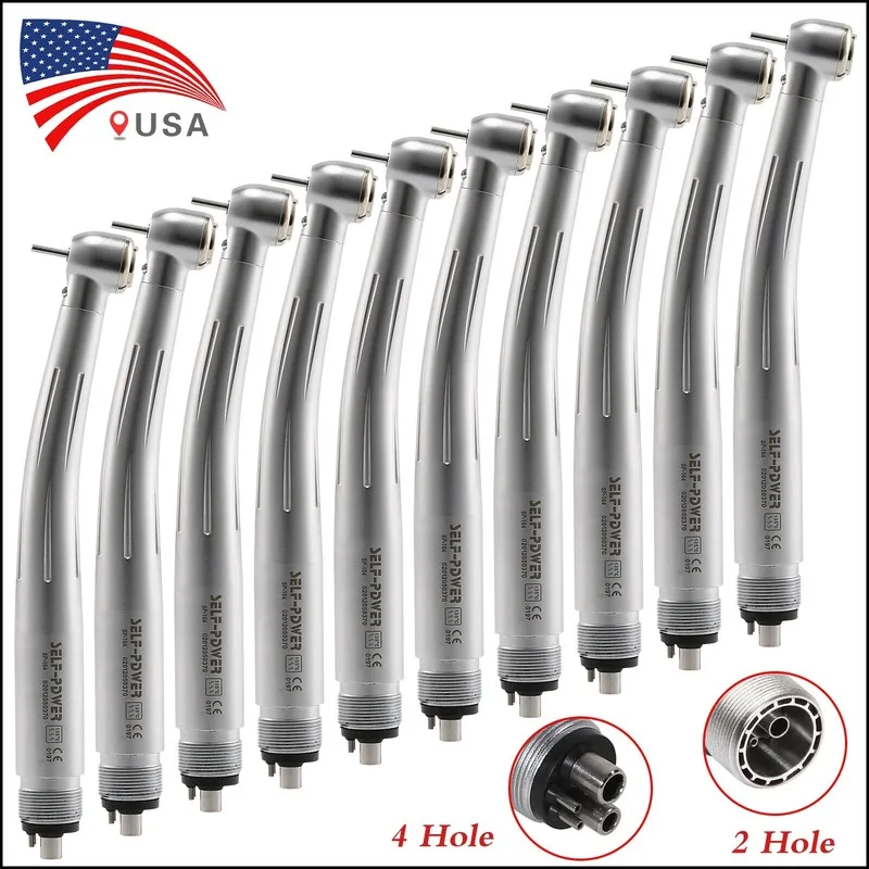 Стоматологический наконечник E-generator Dental LED Fiber Handpiece 3-Spray fot 