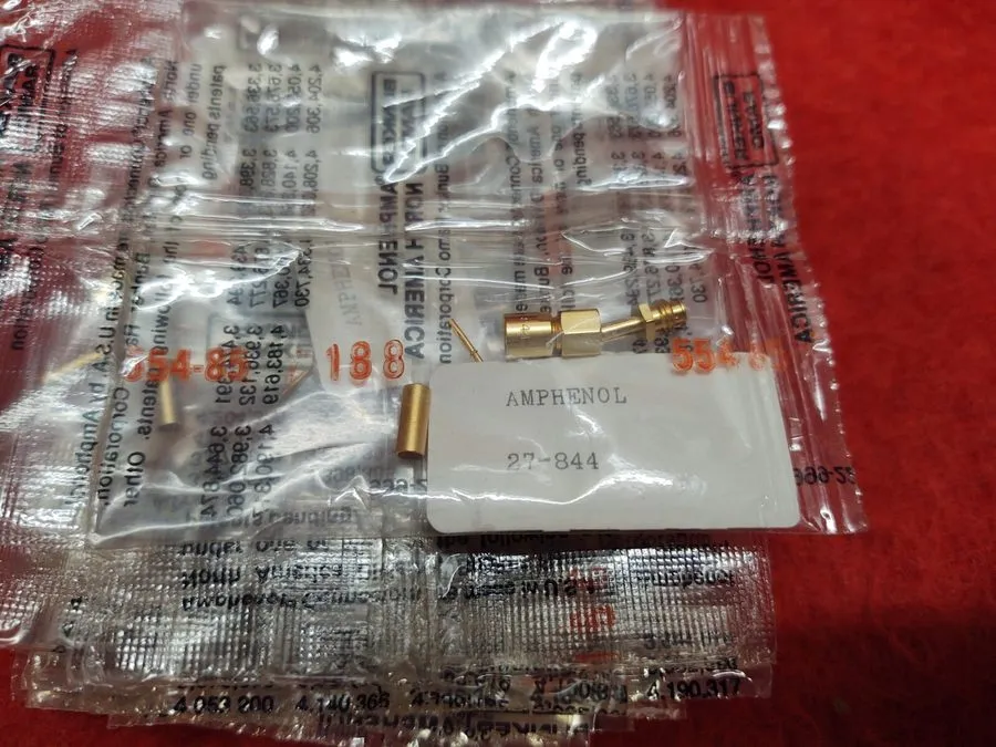 Разъём Amphenol 27-844 Coaxial Connector 20 Connectors — фото лота 1