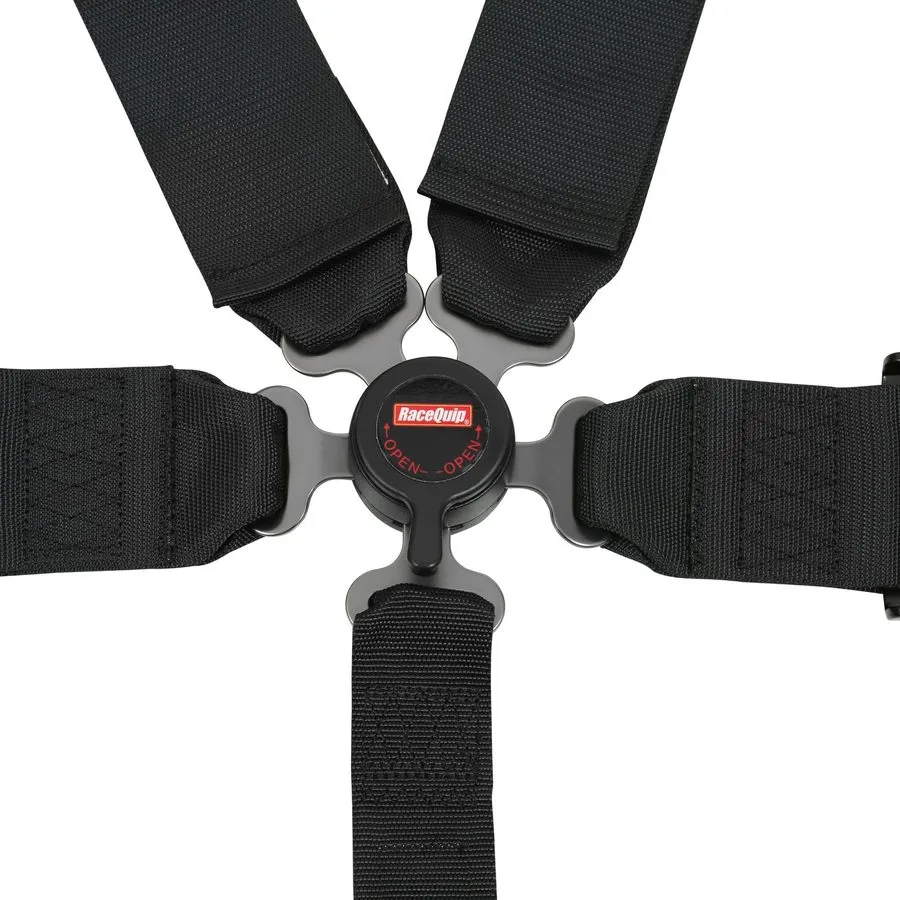 Жгут проводов Racequip Sportsman SFI 16.1 5 Point Camlock Harness Set Black 7410 — фото лота 1