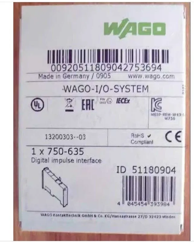 Модуль Wago 750-635 Digital Impulse Interface Module