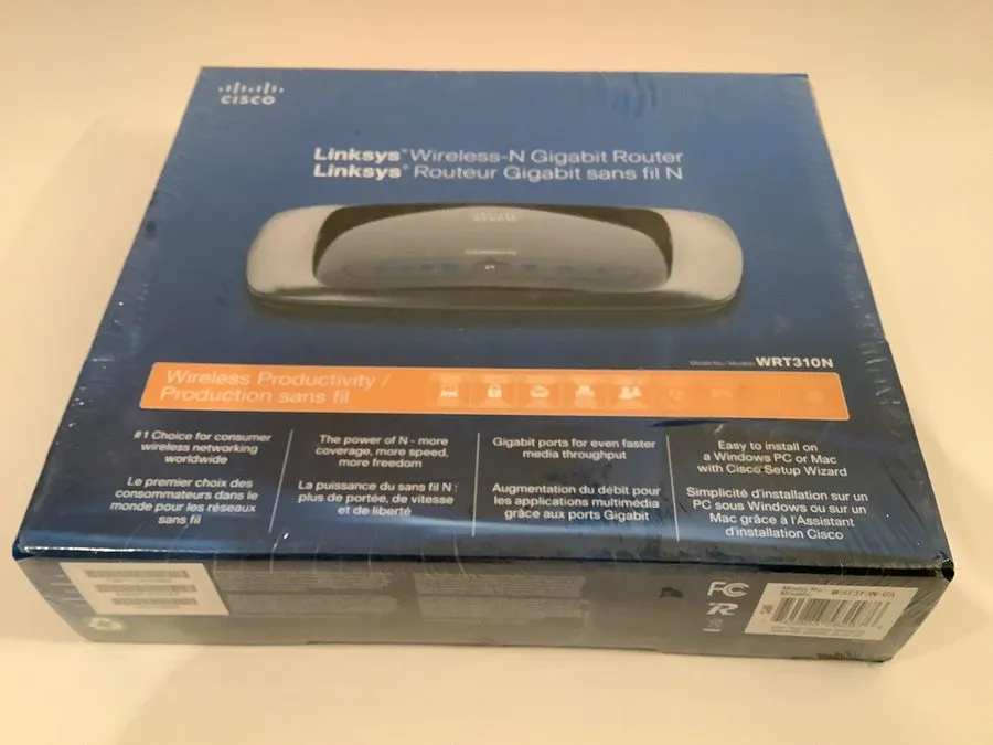Маршрутизатор Cisco WRT310N 6.75 Mbps 4-Port Gigabit Wireless N Router