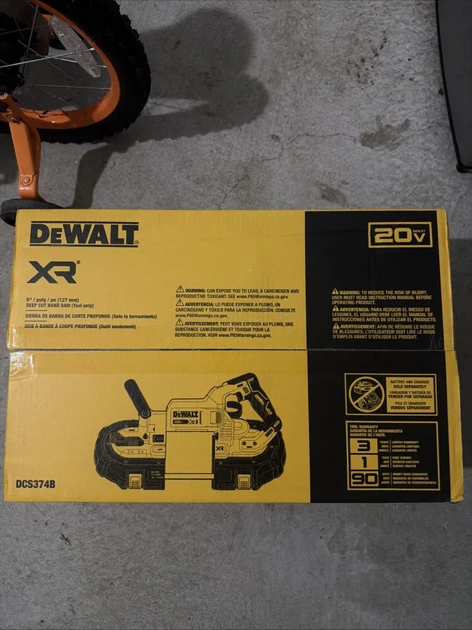 Оборудование ЧПУ DeWALT DCS374B 20V MAX XR® Cordless Brushless Deep Cut Band Saw