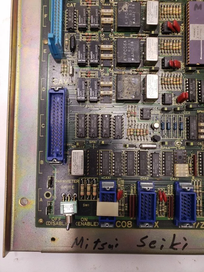 Плата ЧПУ A16B-1000-0030 Master Board 6M Amada Fanuc Pega / Coma Control — фото лота 2