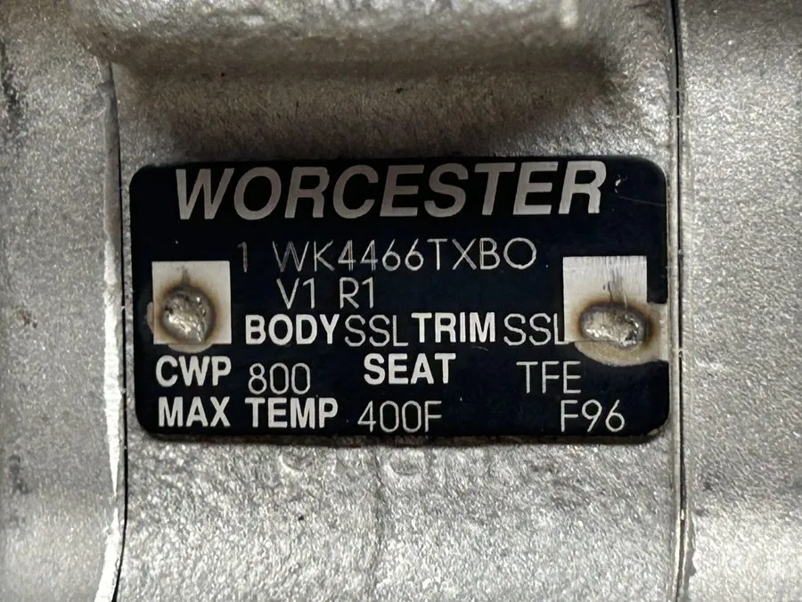 Клапан WORCESTER 1WK4466TXBO V1 R1 Three Way Manual Stainless Steel Shut Off Bal