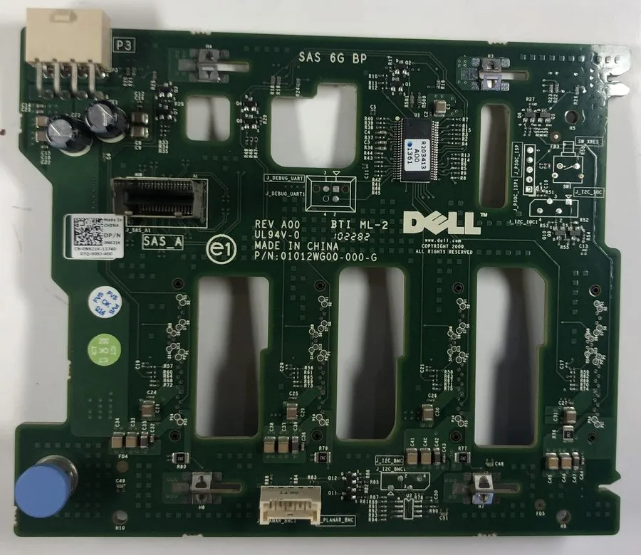 Бэкплейн Dell PowerEdge T310 N621K 4-Bay SAS/SATA Hot-Swap Backplane Board Serve