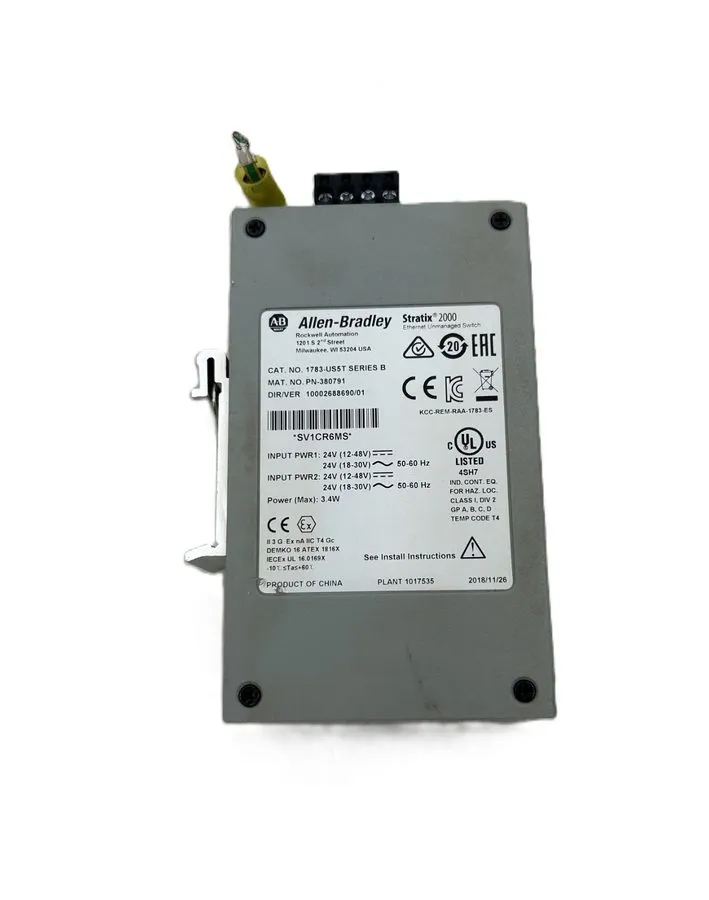 Коммутатор Allen-Bradley 1783-US5T SER A Stratix 2000 Ethernet Switch 5 Pt