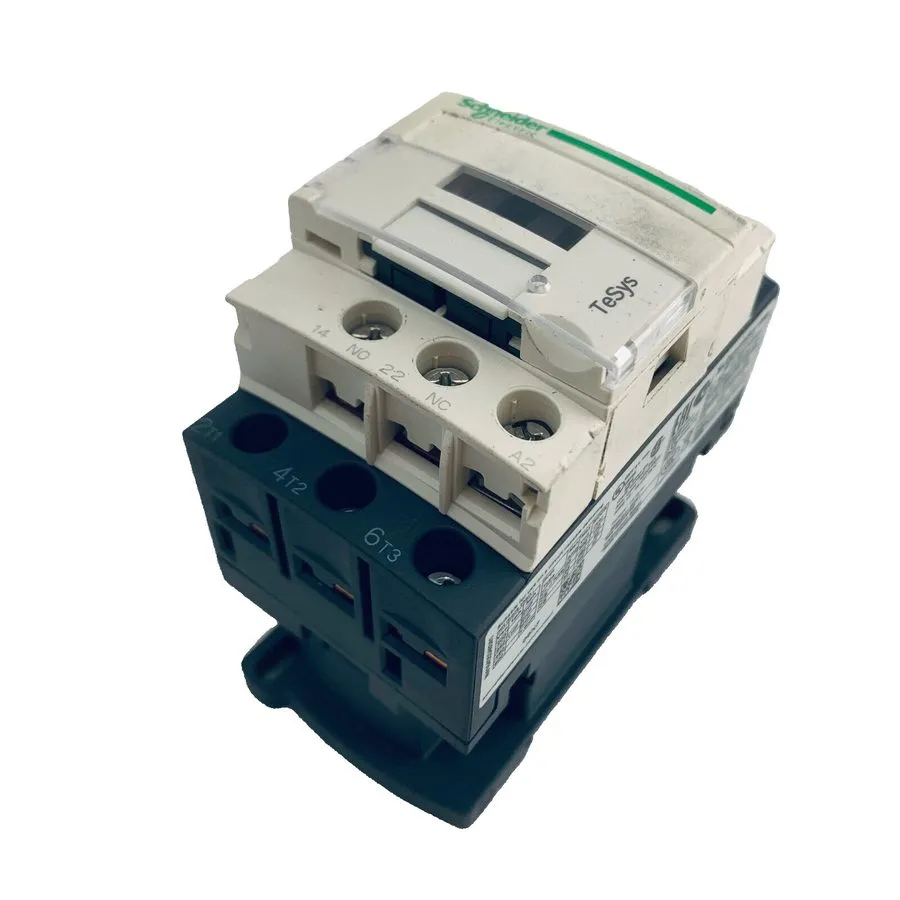 Контактор SCHNEIDER LC1D09 3 Phase Contactor TeSys (415VAC Coil) 2 x NO Aux cont