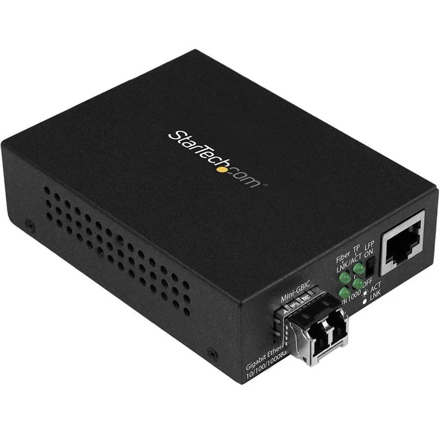 Медиаконвертер StarTech MCM1110MMLC Gigabit Ethernet Fiber Media Converter 850nm