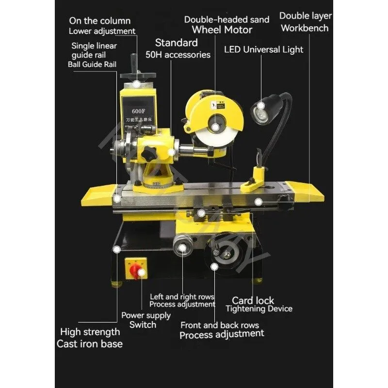 Оборудование ЧПУ 2800RPM Accurate Fast Efficient Durable Universal Tool Grinder  — фото лота 2