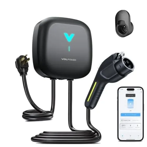 Аккумулятор VDLPOWEREU Level 2 EV Charger 40A/9.6KW Wall EV Charger, 40A-24FT — фото лота 1