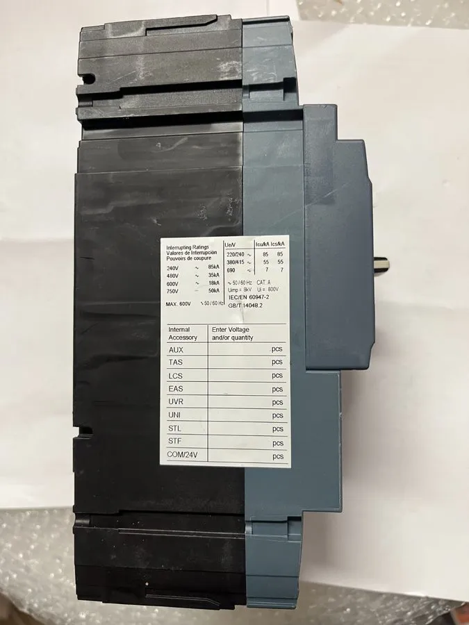 Автоматический выключатель Siemens 3VA5217-5EC31-0AA0 175Amp 3-Pole Circuit Brea