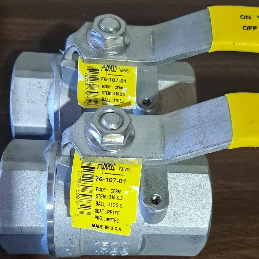 Клапан Apollo 76-107-01 ( 1 1/2") 1.5 CF8M Stainless Steel Ball Valve 1500 WOG