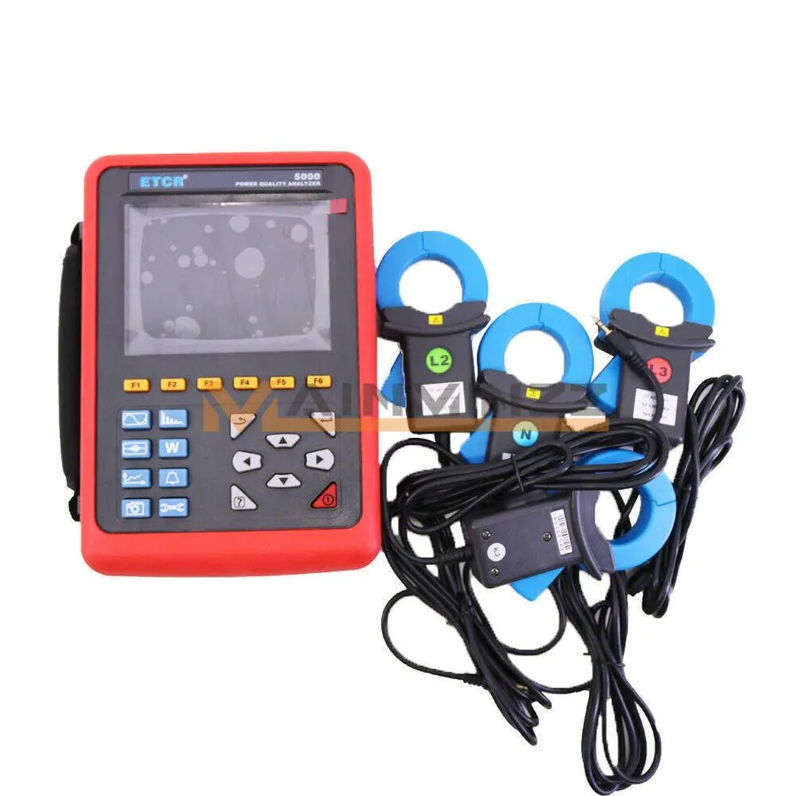 Анализатор ETCR5000+040B Multi-functional Power Quality Analyzer 3 Phase Power A — фото лота 2