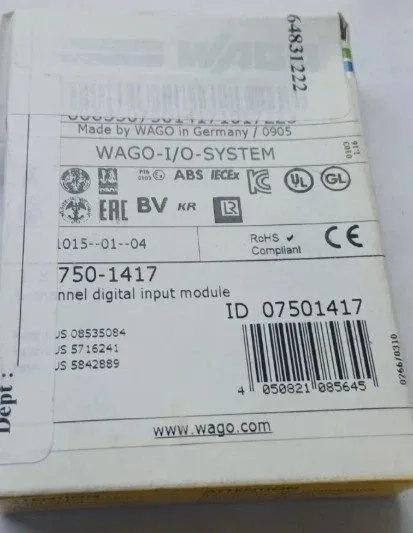 Модуль ввода-вывода WAGO 750-1417 Digital Input Module