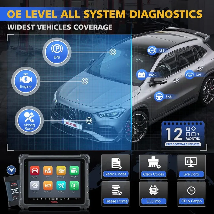 Диагностический сканер 2026 Autel MaxiSys Elite II PRO As MS919 Diagnostic Scan  — фото лота 2