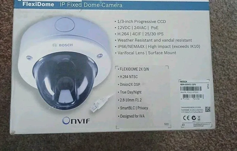 Камера Bosch NDN-498V03-22PS Flexidome Camera 2X D/N Surveillance IP Camera 2.8-