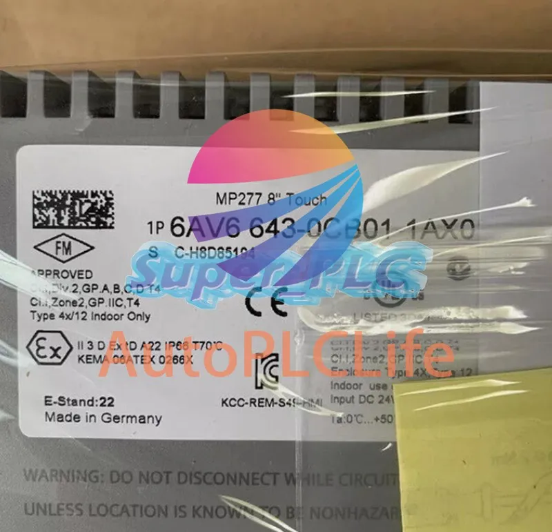 Панель оператора Siemens 6AV6 643-0CB01-1AX0 Simatic Multi Panel Touch HMI 7.5in