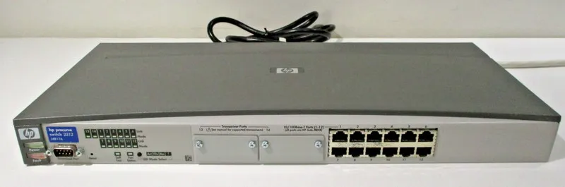 Коммутатор HP J4817A PROCURVE SWITCH 2312 12 PORT NETWORK SWITCH