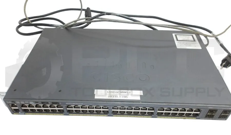 Коммутатор ANATEL CISCO WS-C2960X-48TS-L CATALYST 2960 NETWORK SWITCH 100/240V 2