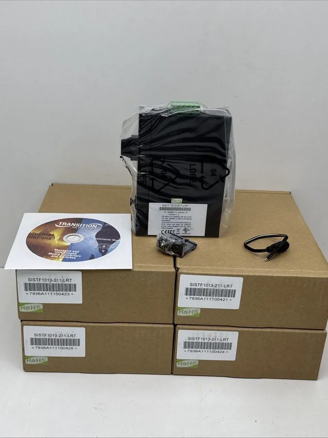 Медиаконвертер Transition Networks SISTF1013-211-LRT Industrial Media Converter