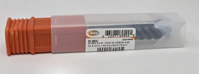 Режущий инструмент IMCO RR OMEGA-6 CARBIDE END MILL 6 FLUTE 3/16 × 3/16 × 9/16 × — фото лота 1