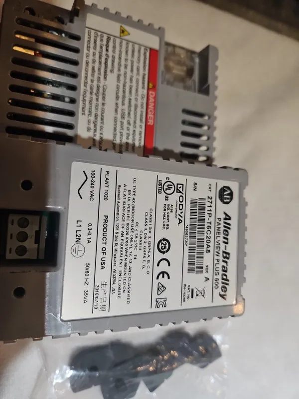 Панель оператора Allen-Bradley 2711P-T6C20A8 PanelView Plus 600 Operator Interfa