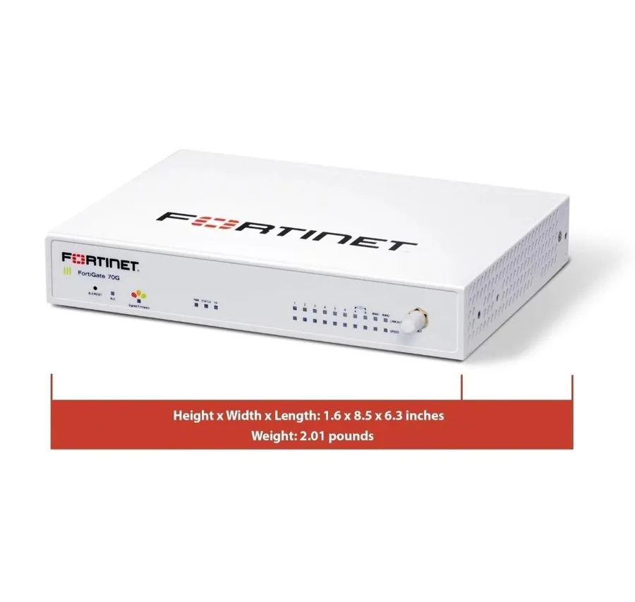 Межсетевой экран Fortinet FortiGate FG-70G Network Security/Firewall Appliance F
