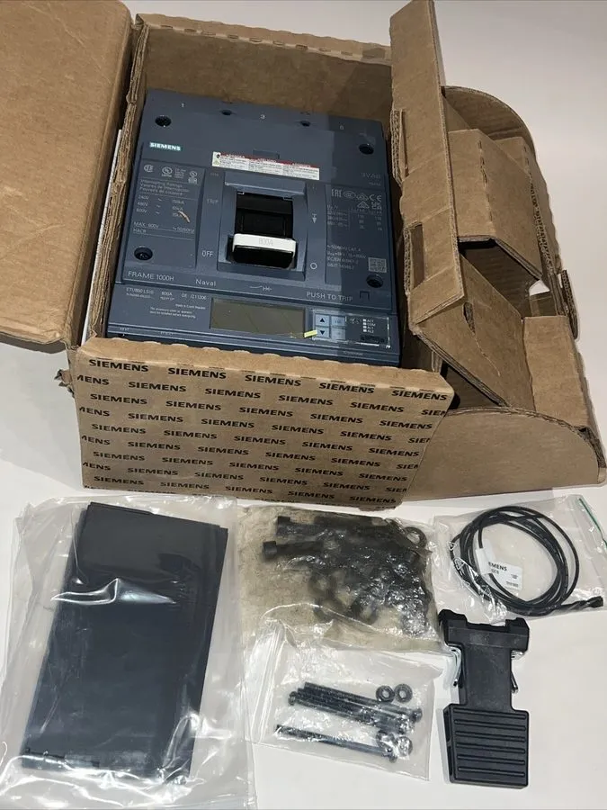 Автоматический выключатель SIEMENS 3VA6580-6KQ32-0AA0 Molded Case Circuit Breake — фото лота 1