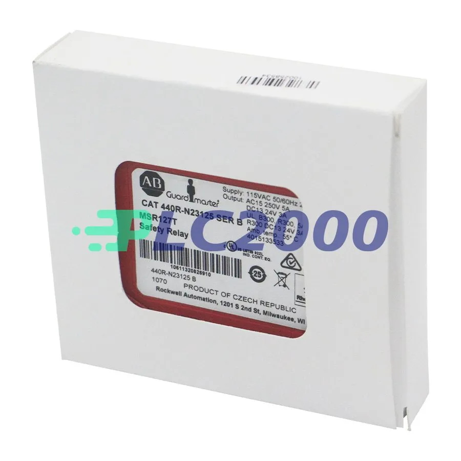 Реле безопасности Allen Bradley 440R-N23125 MSR127T Guard Master Safety Relay
