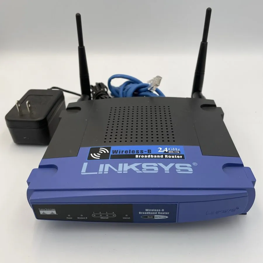 Маршрутизатор Linksys BEFW11S4 11 Mbps 4-Port 10/100 Wireless B Router