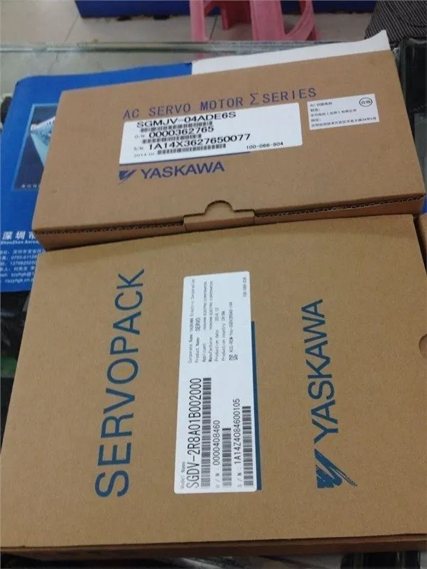 Сервопривод 400W Yaskawa Servo SGDV-2R8A01B002000+SGMJV-04ADE6S he