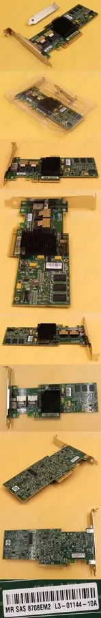 Контроллер LSI00187 LSI MegaRAID PCI-e SATA/SAS Raid Controller 8708EM2 256MB RA
