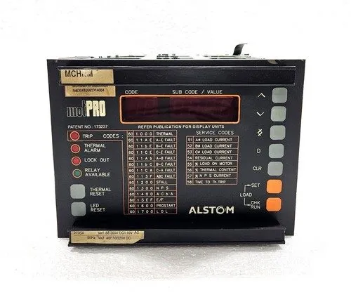 Реле защиты Alstom MCHNM01H1AB0500A Protection Relay 1/5A 50HZ 88-300VDC/110V