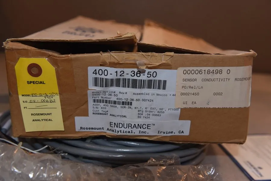 Датчик Rosemount 0400-12-36-50-SQ7424 Endurance Conductivity Sensor — фото лота 2