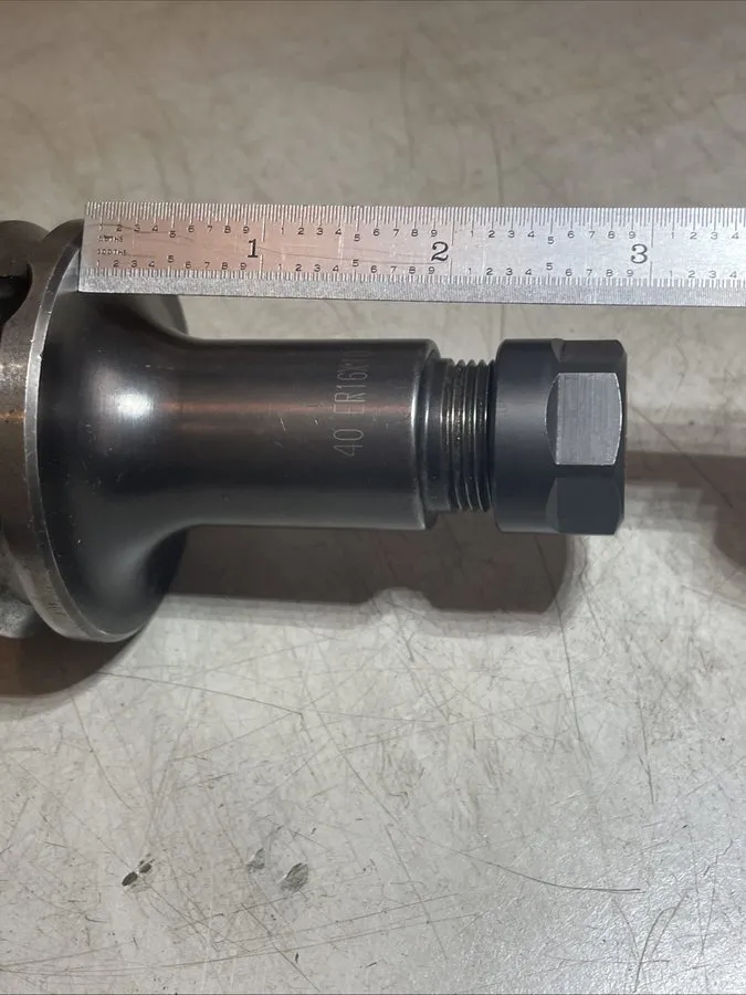 Режущий инструмент Briney BT40 ER16x100 ER16 Collet Tool Holder With 3/16” Colle — фото лота 2