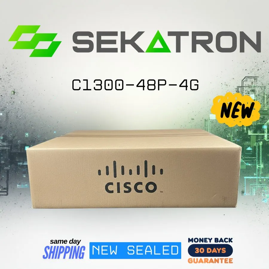 Коммутатор 🔀 Cisco C1300-48P-4G Catalyst Switch 48× Gigabit Ethernet • ⚡