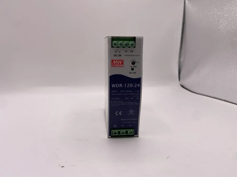 Блок питания MEAN WELL WDR-120-24 120W 24V 5A DIN Rail Power Supply 180-550VAC
