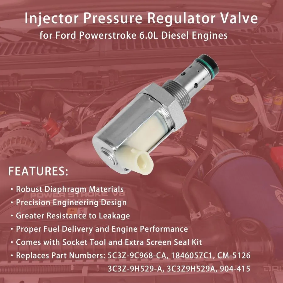 Трубопроводная арматура 6.0 Powerstroke IPR Valve w/ Socket & Screen Seal для Fo