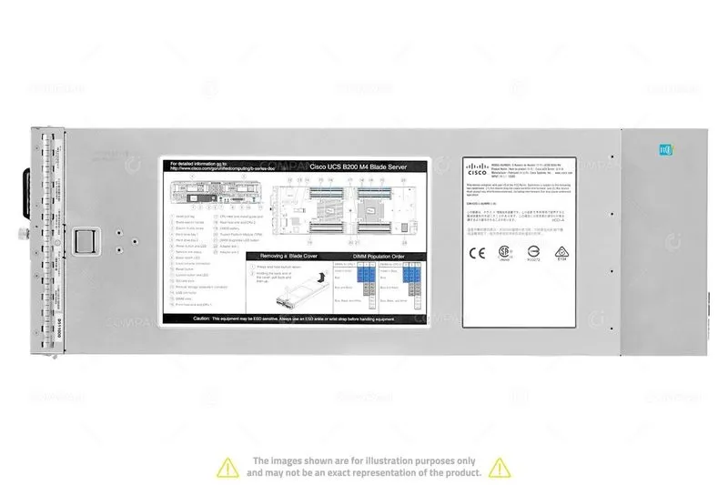 Сервер CISCO Blade Server UCS B200 M4-2SFF 2x Xeon E5-2695 V4 1TB RAM 2x 300GB H — фото лота 3